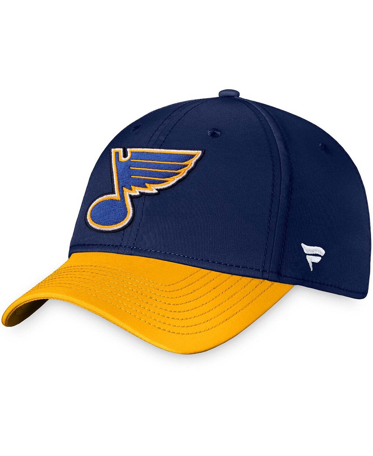 

Мужская темно-синяя шляпа с гибким логотипом St. Louis Blues Core Primary Fanatics