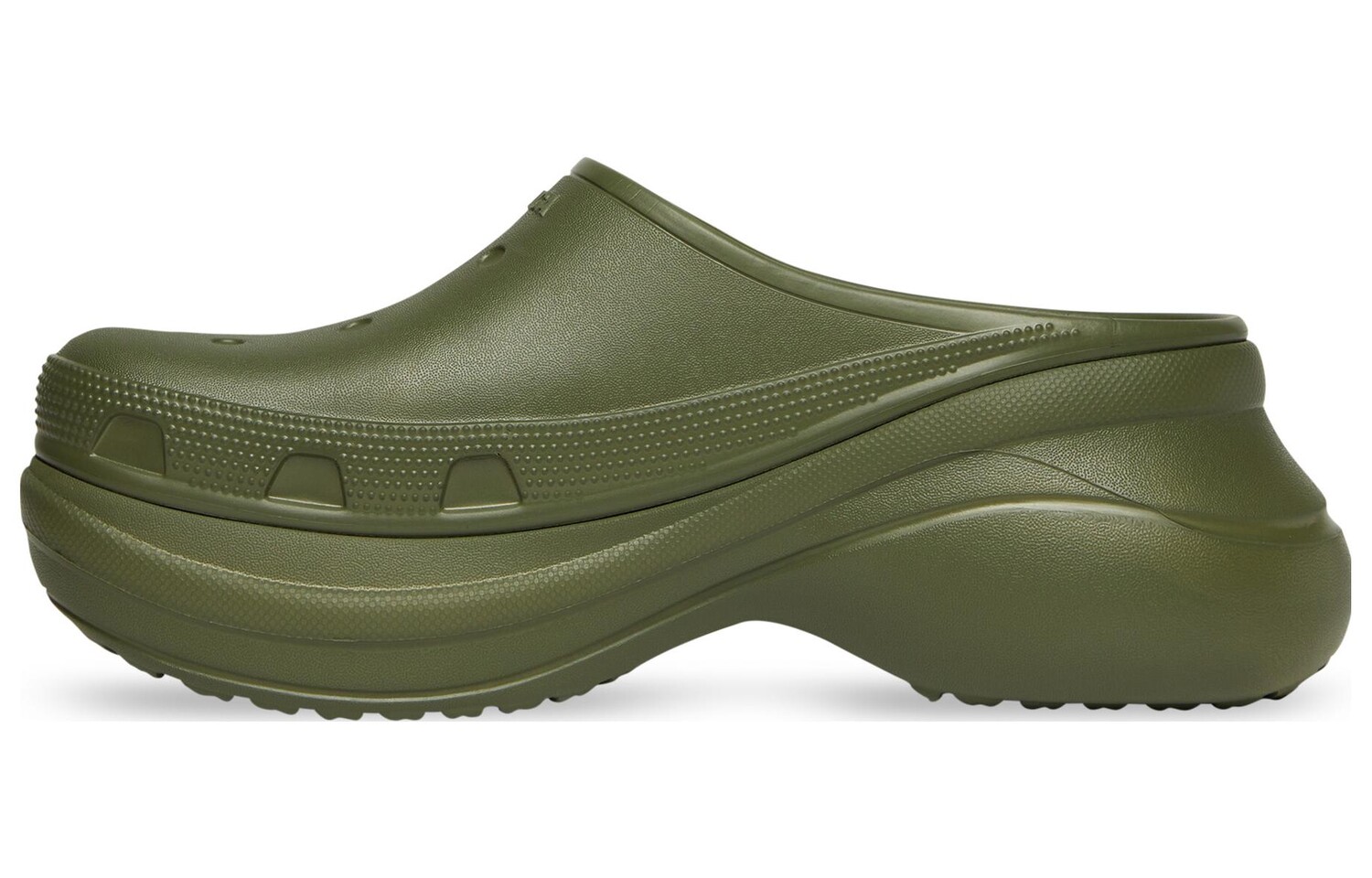 Шлепанцы Balenciaga Closed Toe мужские, зеленый