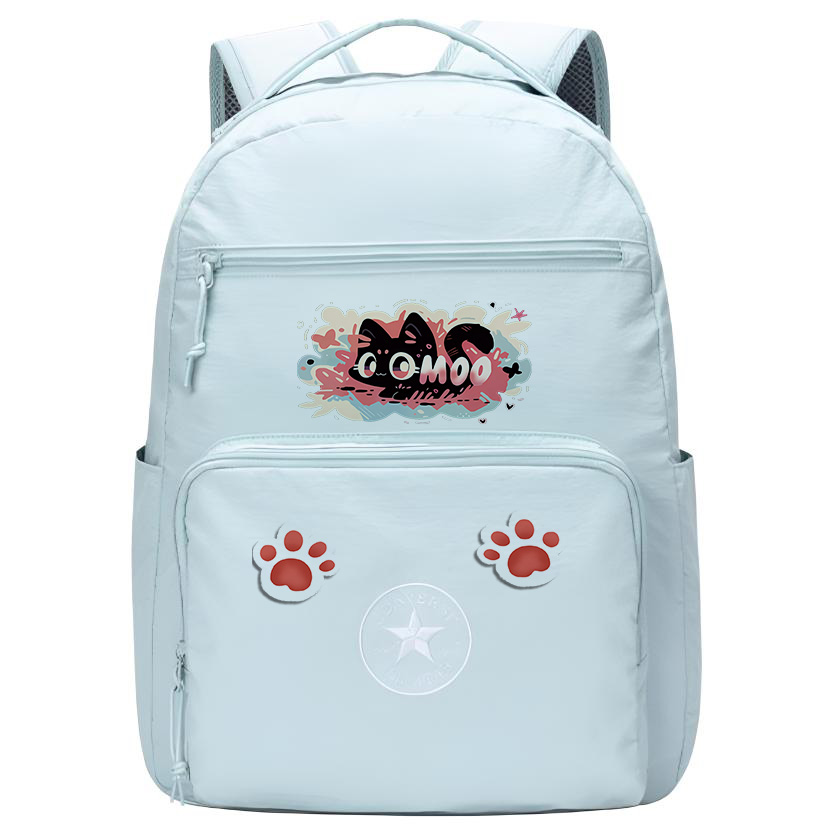 

Converse Полиамидный рюкзак с термопереносом унисекс туманно-голубой, Cute Kitten