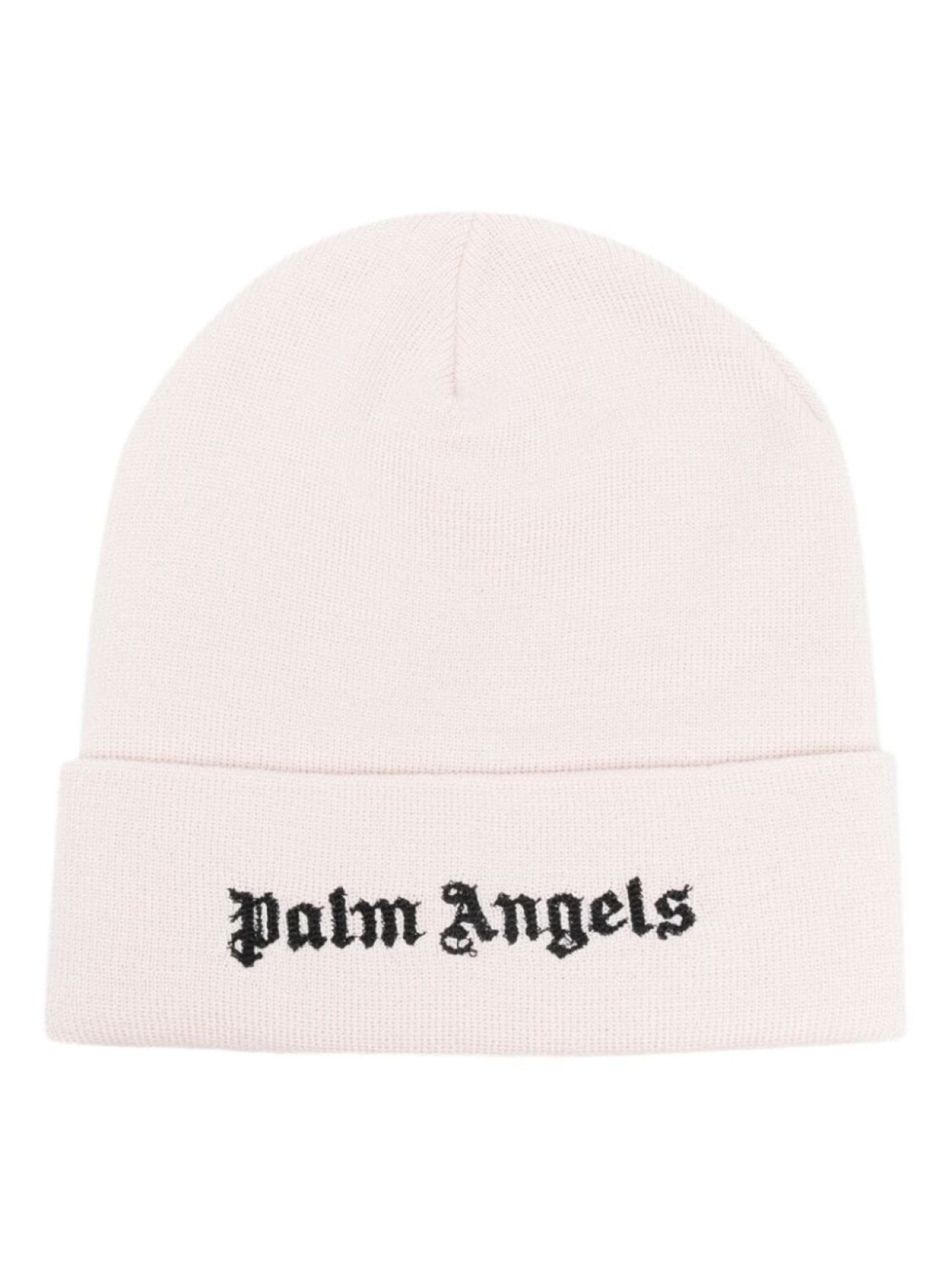 

Palm Angels шерстяная шапка бини с вышитым логотипом, нейтральный цвет