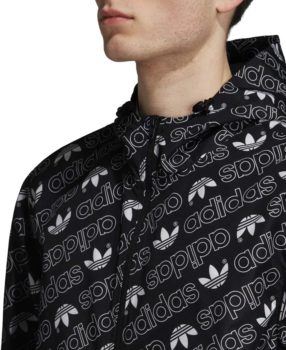 Куртка спортивная adidas Originals, черная — фото 4