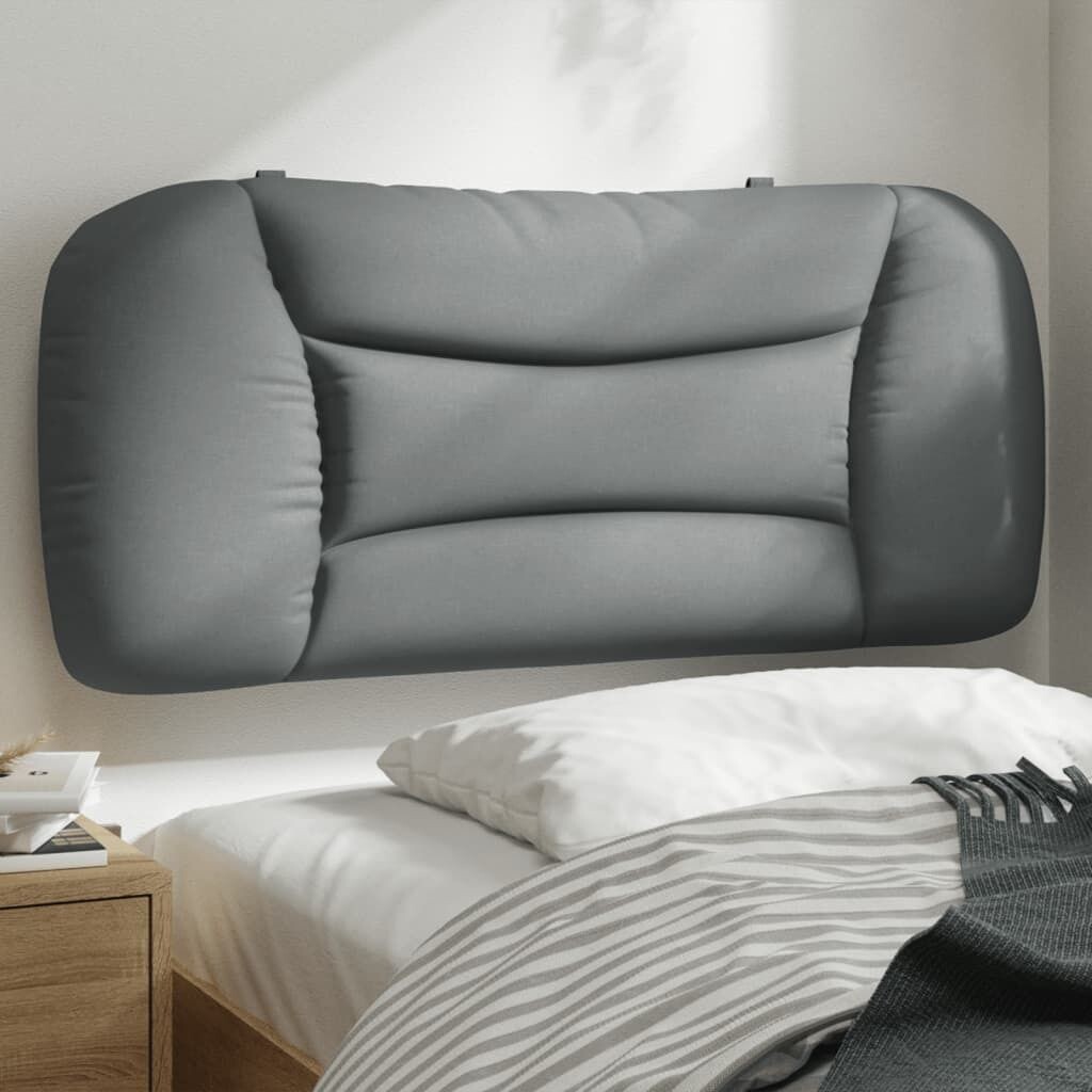 

Подушка на изголовье светло-серая ткань 90 см DKD HOME DECOR