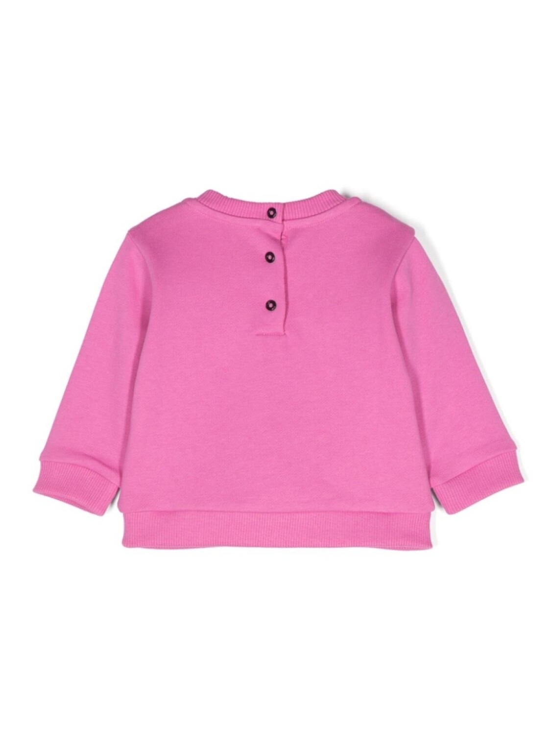 Balmain Kids толстовка с тисненым логотипом, розовый — фото 2