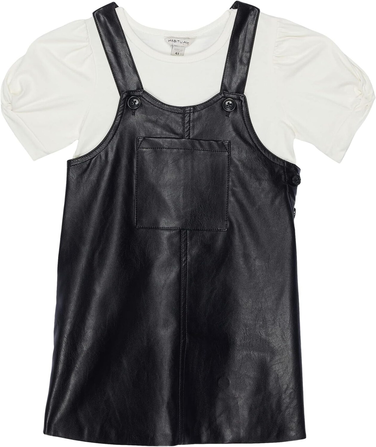 

Детский набор HABITUAL girl Front Pocket Jumper Set, черный