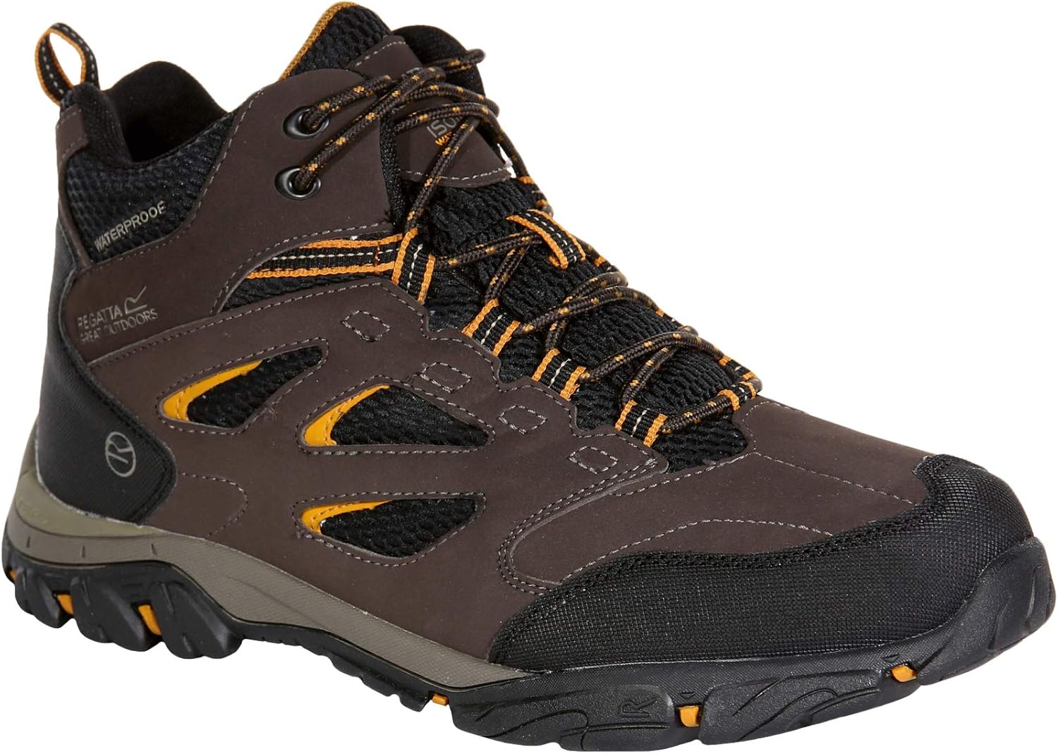 

Мужские походные ботинки Regatta с высоким берцем, коричневый