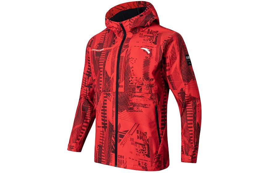 

ANTA Классическое тренч мужской с принтом, Classic Red/All over Print