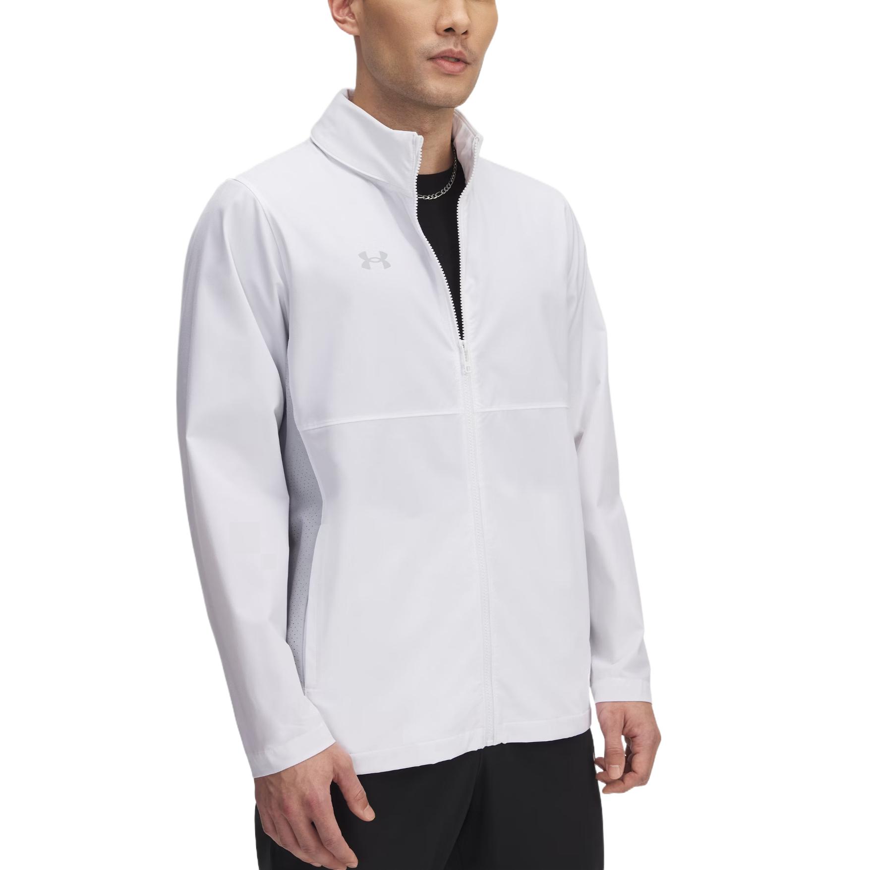 

Under Armour Куртка RivalStorm мужская белая, White-100