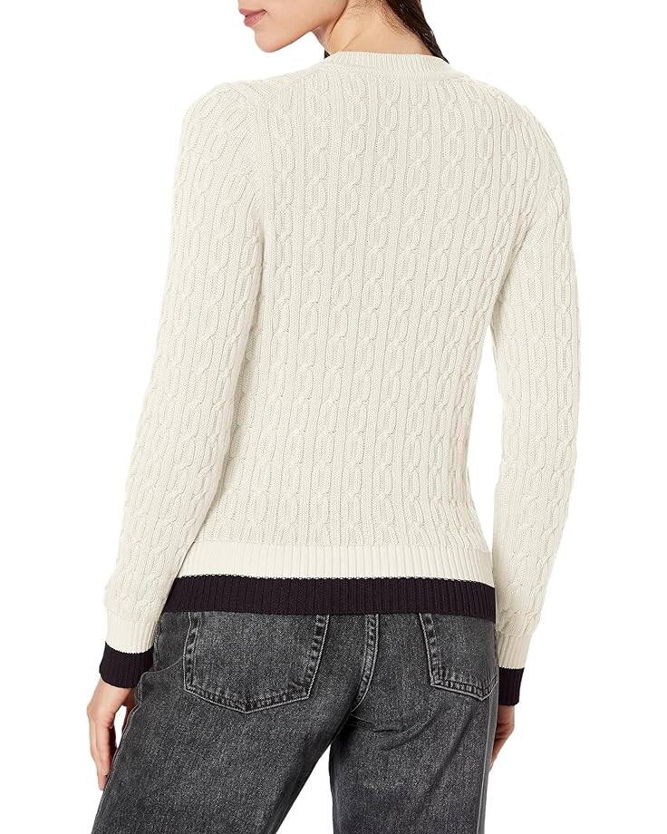 

Свитер Tommy Hilfiger Crew Neck Cable Sweater, цвет Ivory Multi