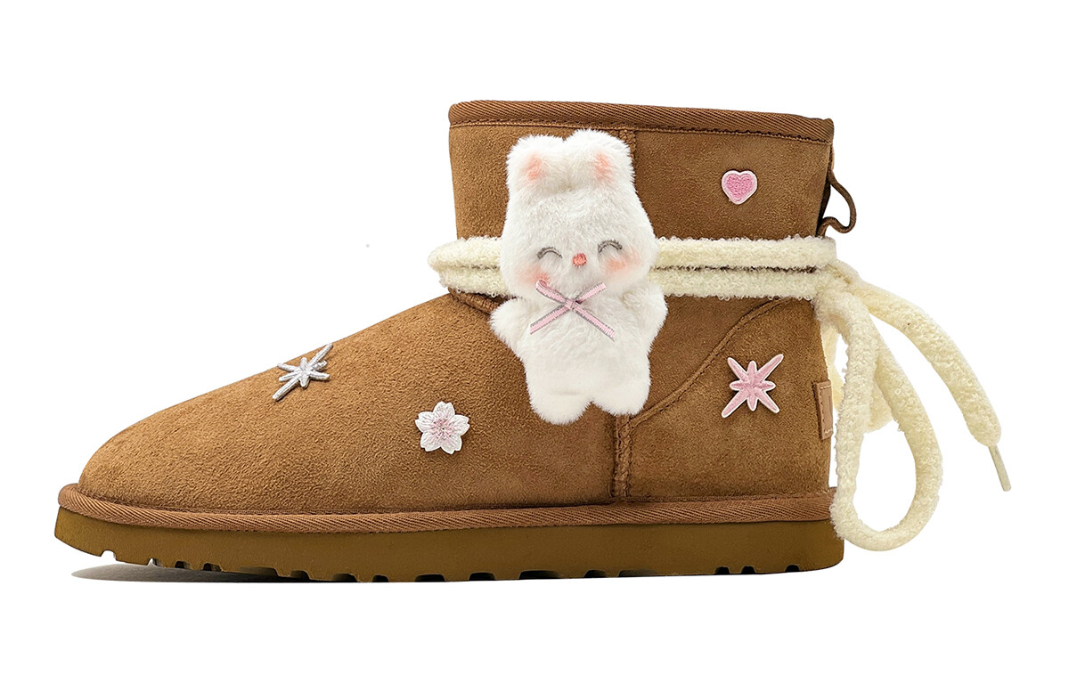 

Ботинки UGG CLASSIC MINI Snow Boots Women's Beige