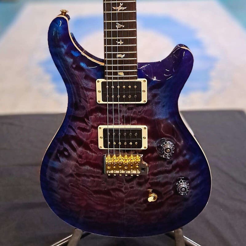 

Электрогитара PRS Wood Library Custom 24 Quilt 10-Top Violet Blue Burst 0361485