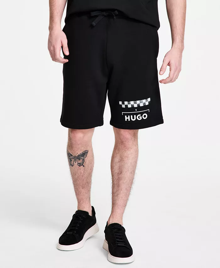 

Мужские шорты Dortie Relaxed Fit с кулиской, длина 8-1/2" Hugo Boss, черный