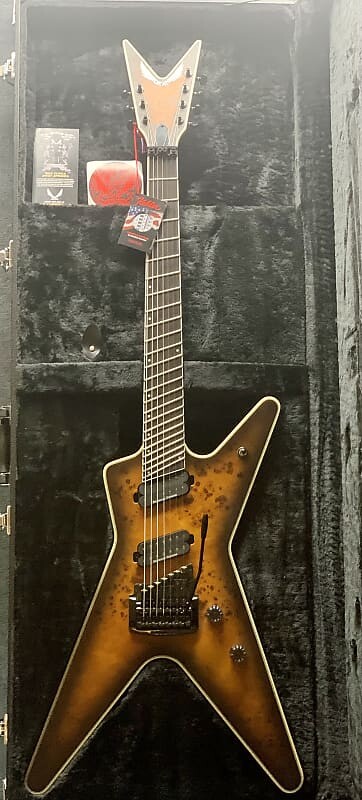 

Электрогитара Dean ML SELECT 7 STRING MULTISCALE KAHLER BURLED MAPLE SNBB