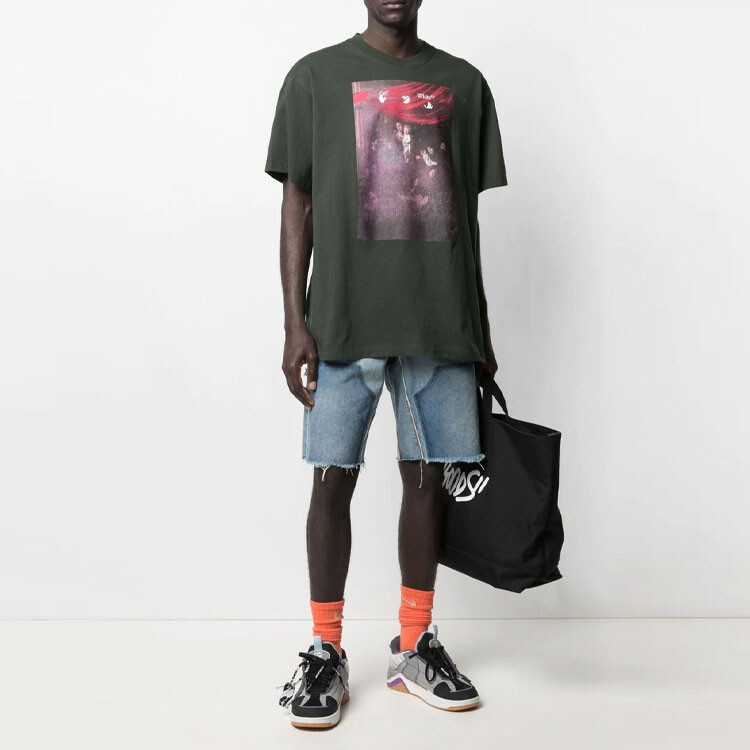 Футболка с картиной Караваджо Off-White, цвет Jasper — фото 2