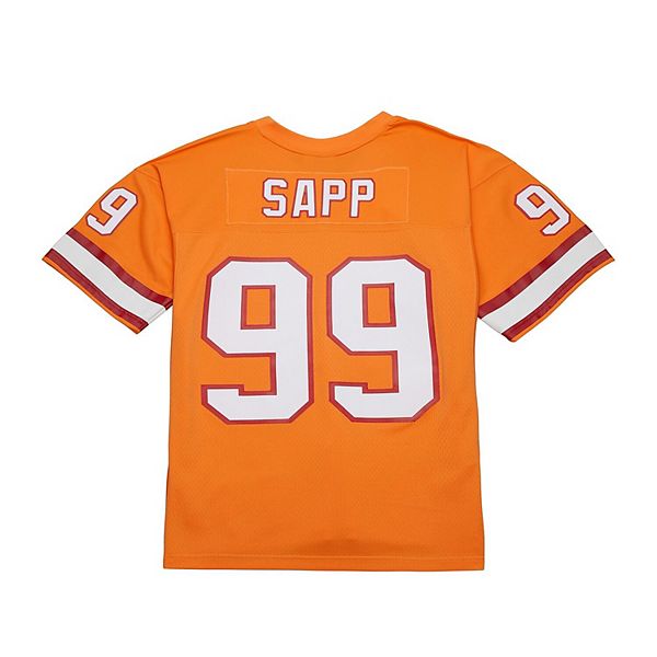 

Мужская футболка Warren Sapp Tampa Bay Buccaneers 1995 Legacy Replica orange Mitchell & Ness