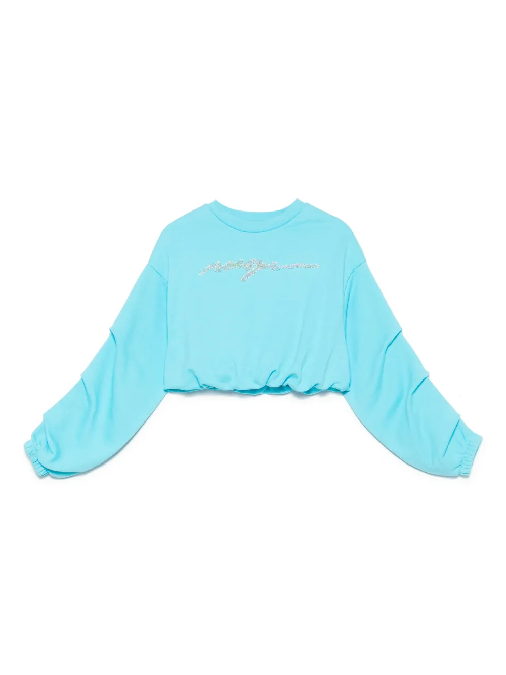 

Толстовка с бисером MSGM Kids, синий