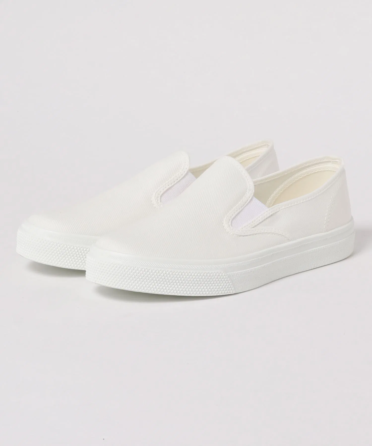 Унисекс Слипоны из хлопка ASAHI SHOES 501 белые