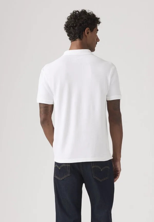 Оригинальная поло-рубашка в полоску "мишка". Levi'S, Bright White - White — фото 2