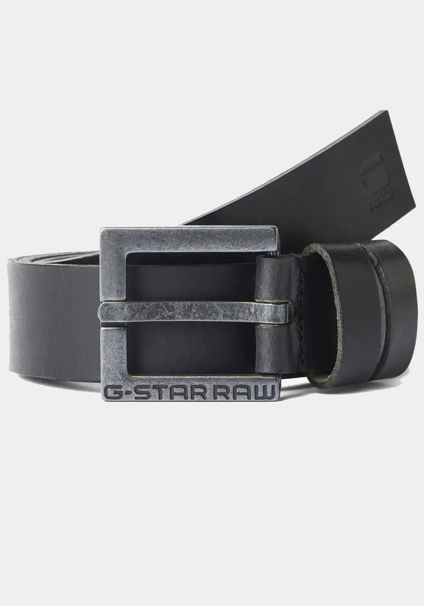 

Кожаный ремень G-Star RAW "New Duko Belt", черный