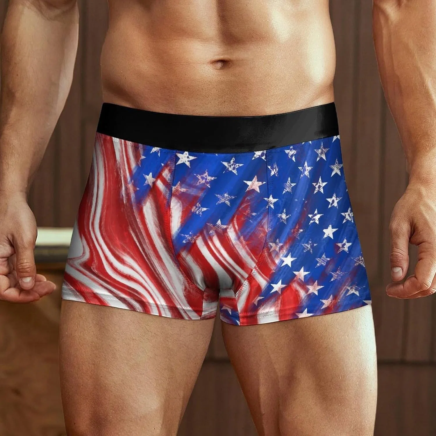 Боксеры с принтом, American Flag-1 — фото 2