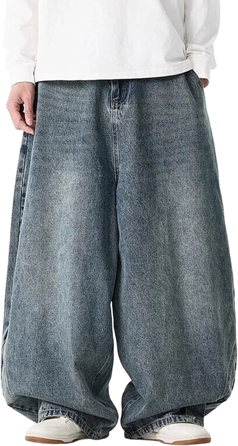 Джинсы свободные Baggy Dark Blue