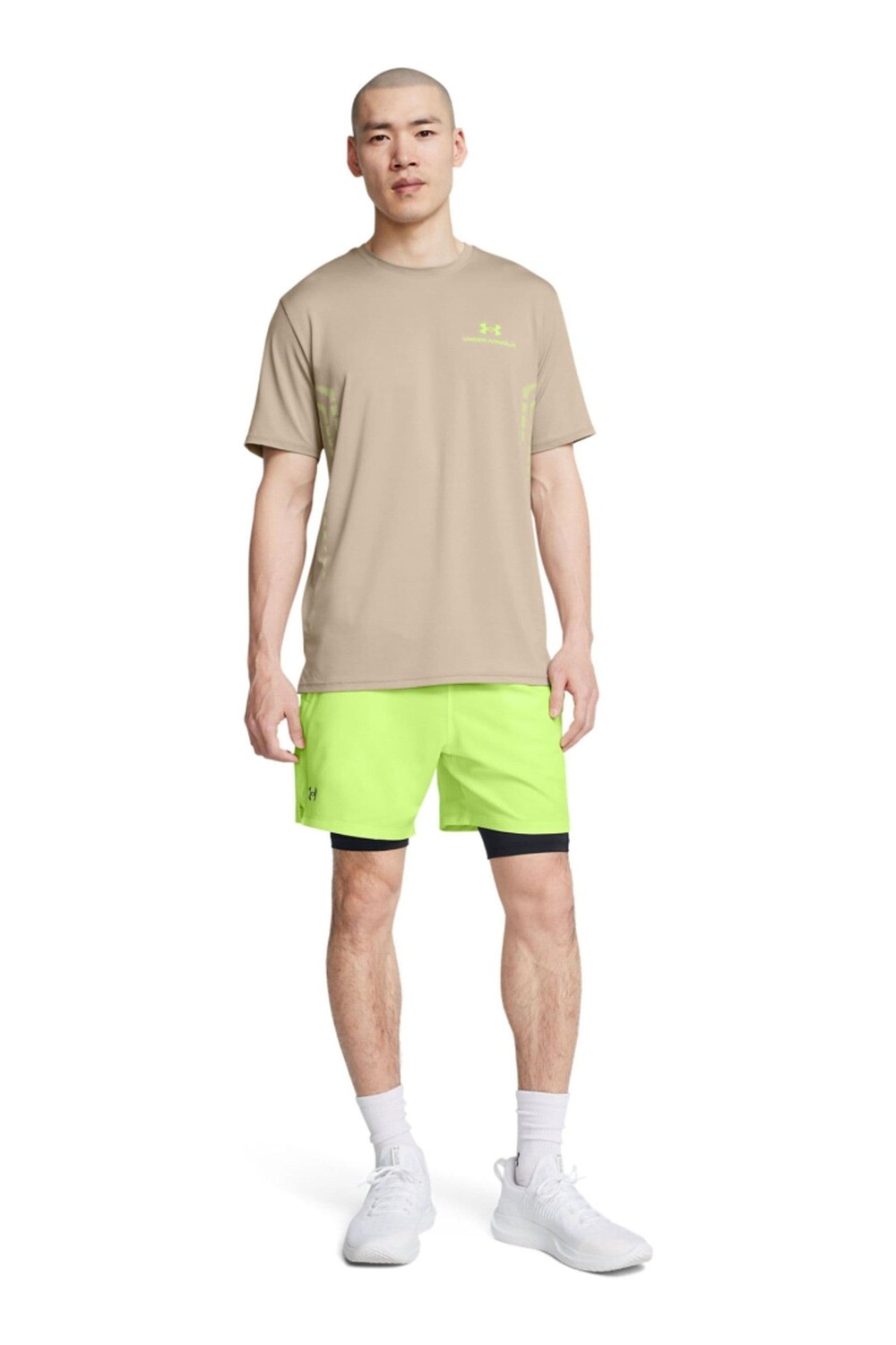 

Шорты Vanish 2в1 Under Armour, зеленый