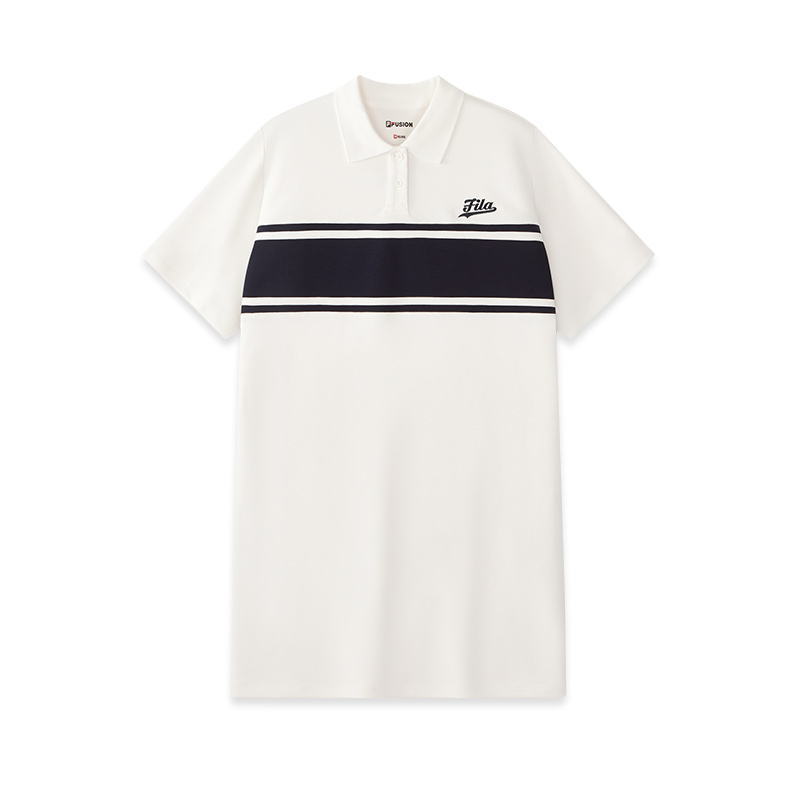 

FILA FUSION Женские платья с коротким рукавом Cloud White