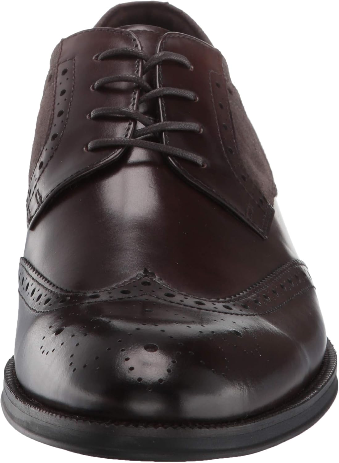Мужские оксфорды Kenneth Cole New York Brock с крыльчатым носком и шнуровкой, коричневый/серый — фото 2