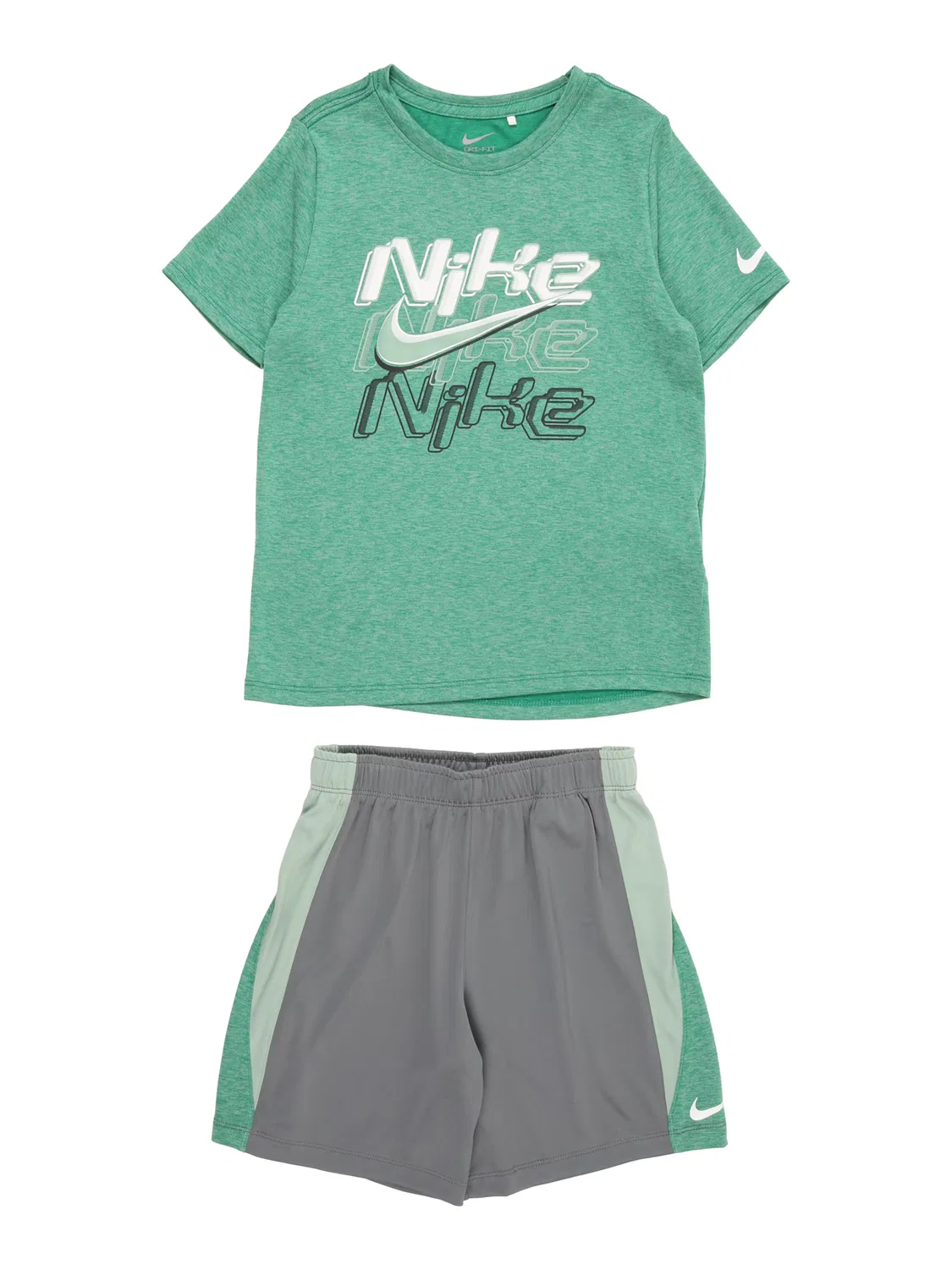 Комплект Nike Sportswear серый зеленый, пастельный зеленый