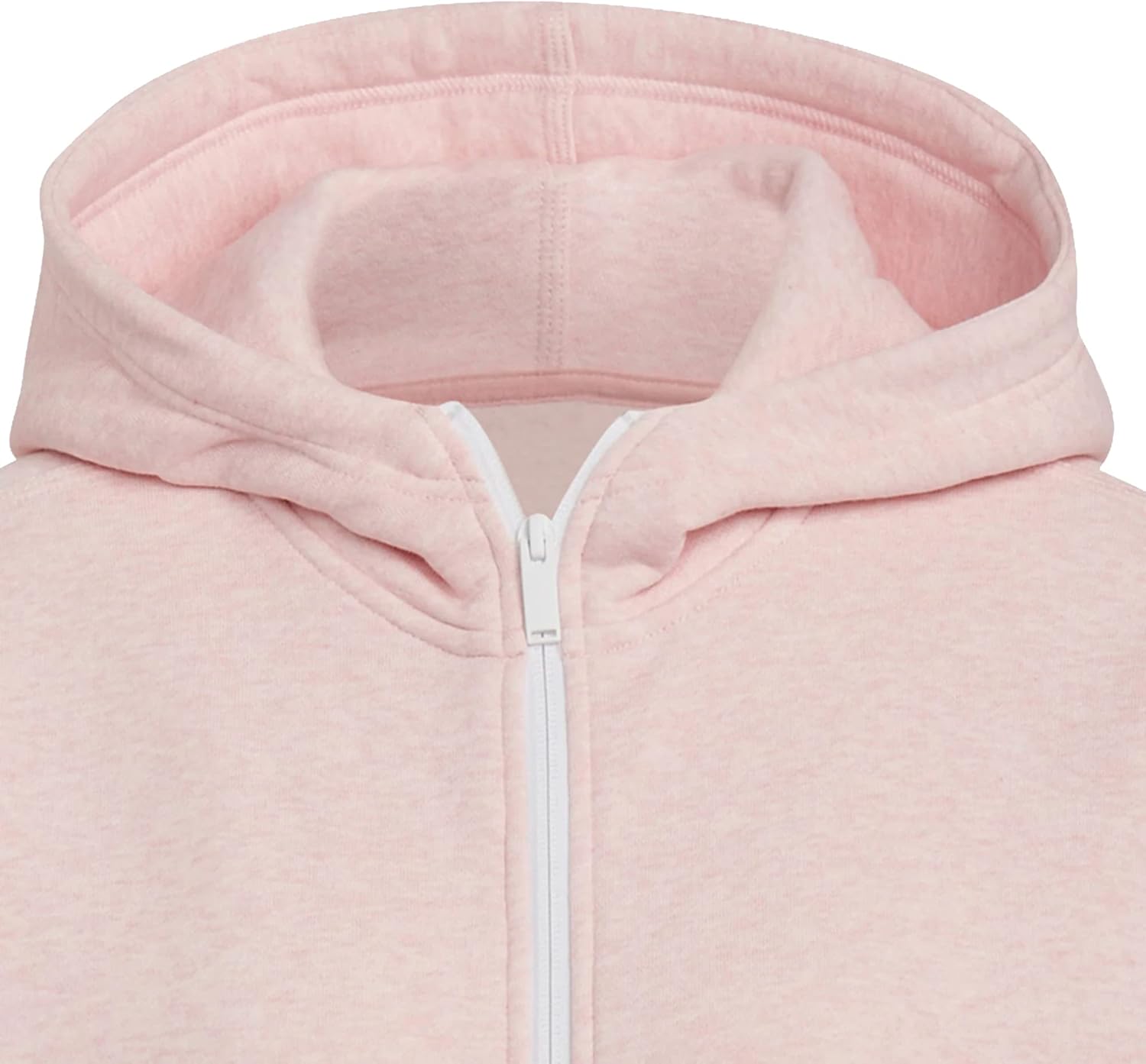 Женская худи Adidas на молнии из флиса, розовый — фото 2