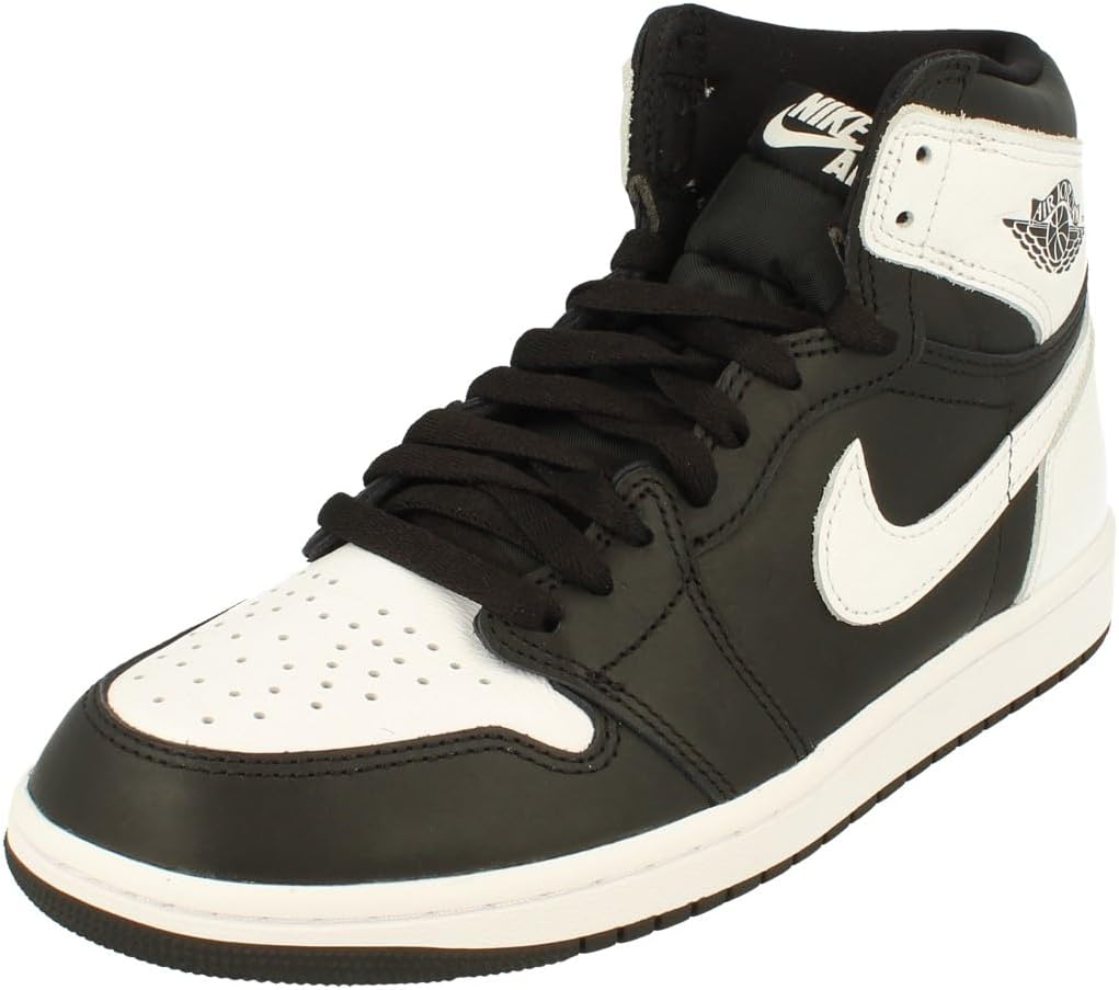 Мужские кроссовки Air Jordan 1 High Nike, белый/черный