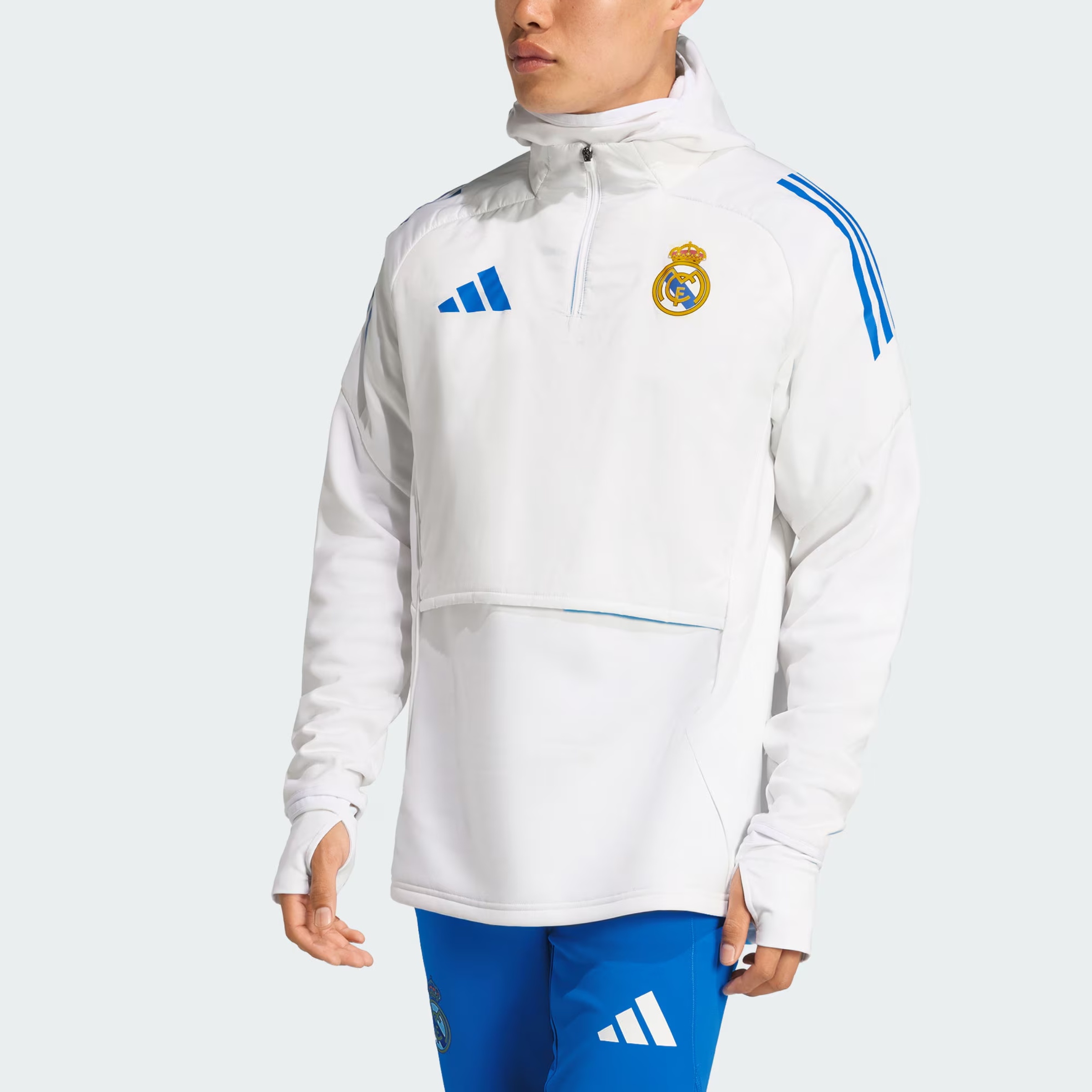 Футболка Real Madrid Tiro 25 Competition мужская Adidas, белый — фото 4