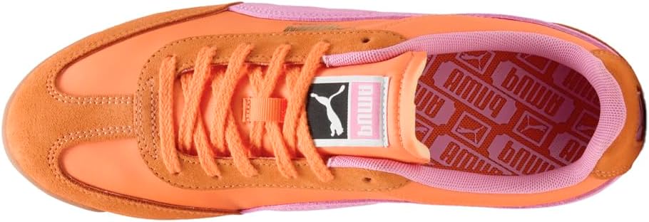 Мужские кроссовки PUMA Arizona из нейлона с шнуровкой - оранжевые — фото 4