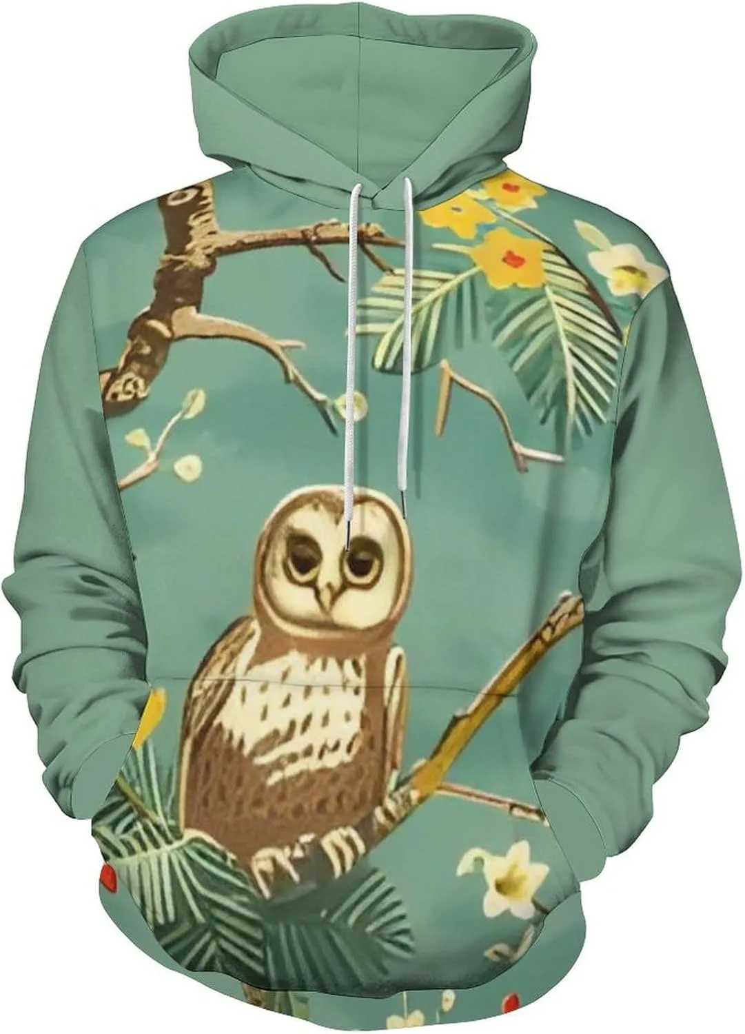 

Мужской свитшот с длинным рукавом и круглым вырезом, принт animal print, для повседневных выходов HLSDFRES