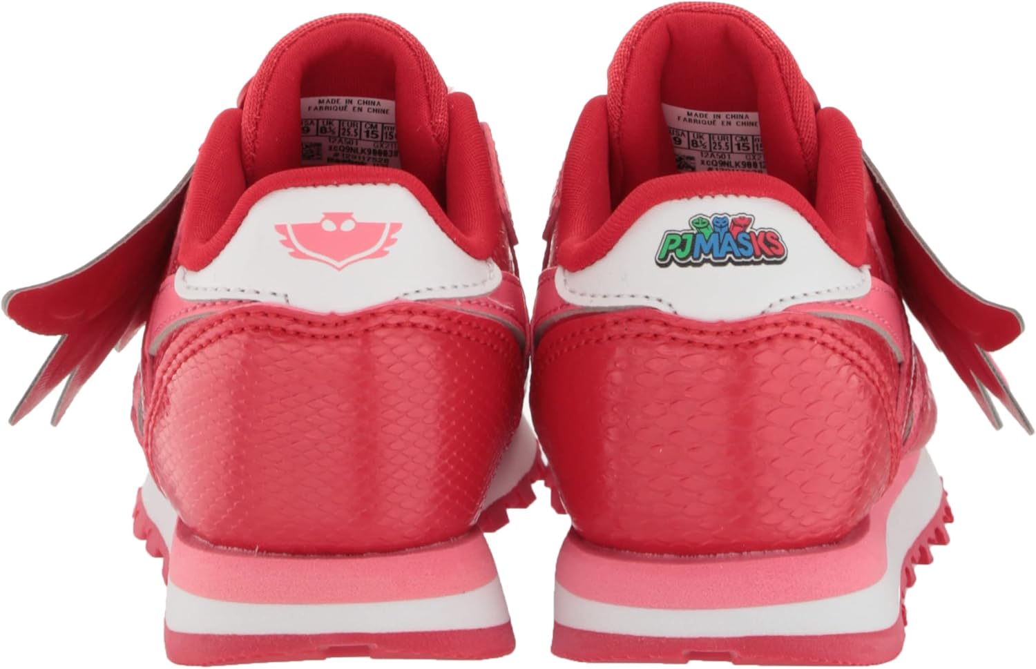 Детские кроссовки Reebok Classic Leather, красный/розовый — фото 3