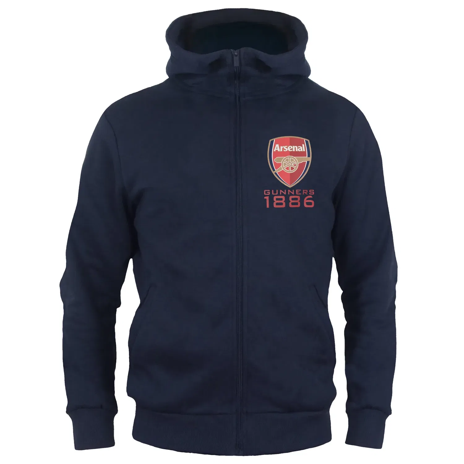 Детская худи на молнии Arsenal FC, темно-синий