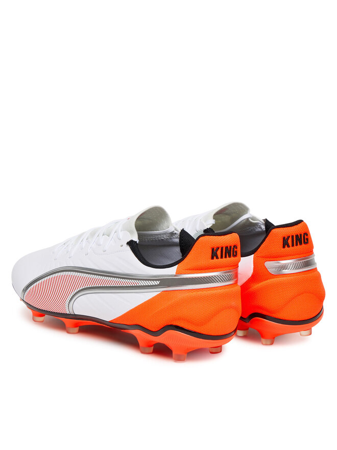 Футбольные бутсы King Match Fg/Ag 108832 01 Puma, белый — фото 3