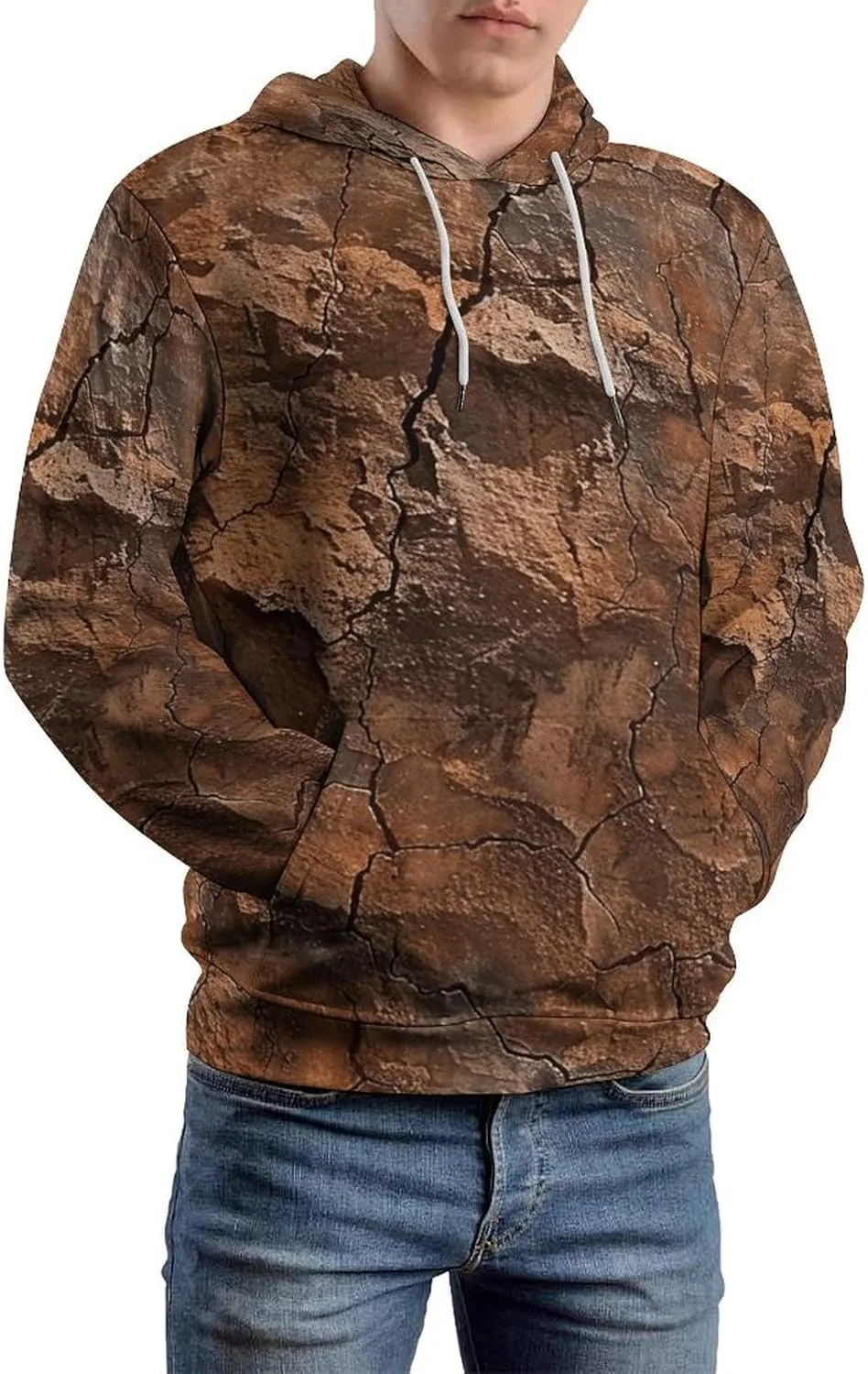 

Толстовка с капюшоном Brown and Copper QMKVBSN