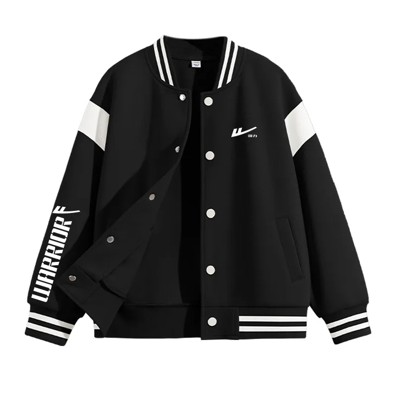 Детская бейсбольная майка со стойкой WARRIOR, Khaki/H Silicone Huili White K+H White Logo Right Sleeve K — фото 4