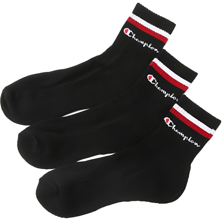

Носки Champion унисекс до середины икры, цвет Black Two pairs