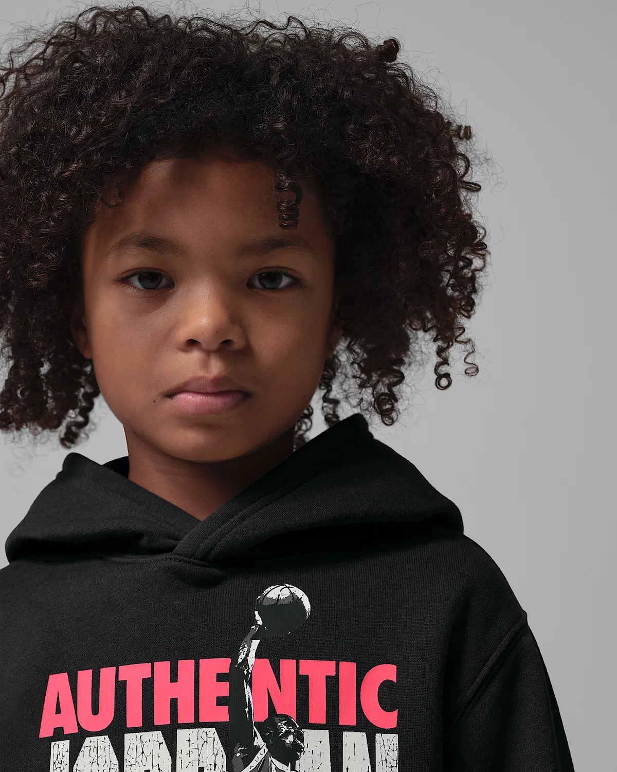 Детская худи Jordan Authentic Jordan Pullover Hoodie, Off Noir — фото 3