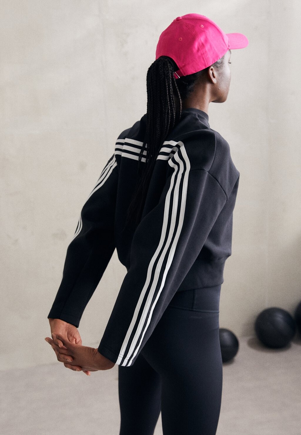 

Толстовка FUTURE ICONS THREE STRIPES adidas Sportswear, цвет black