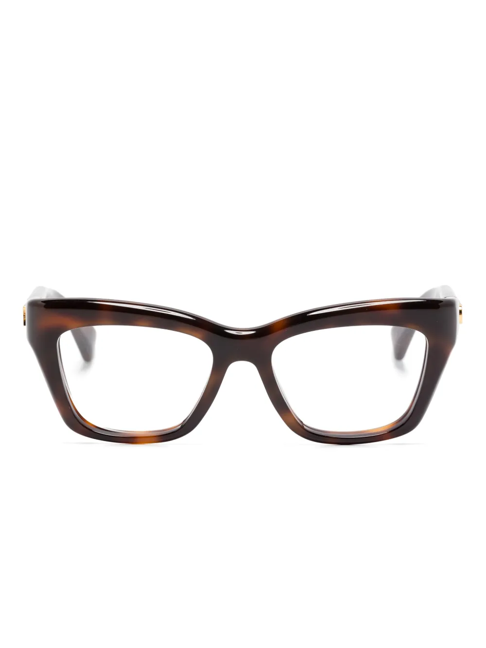 

Очки в оправе 'кошачий глаз' Gucci Eyewear, коричневый