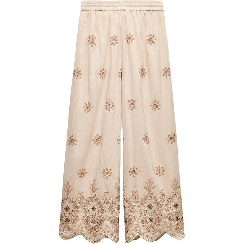 ZARA Брюки женские casual ZW Raw White — фото 3