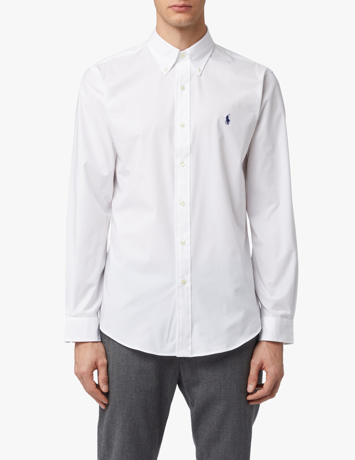 

Спортивная рубашка из бистряка Ralph Lauren, белый