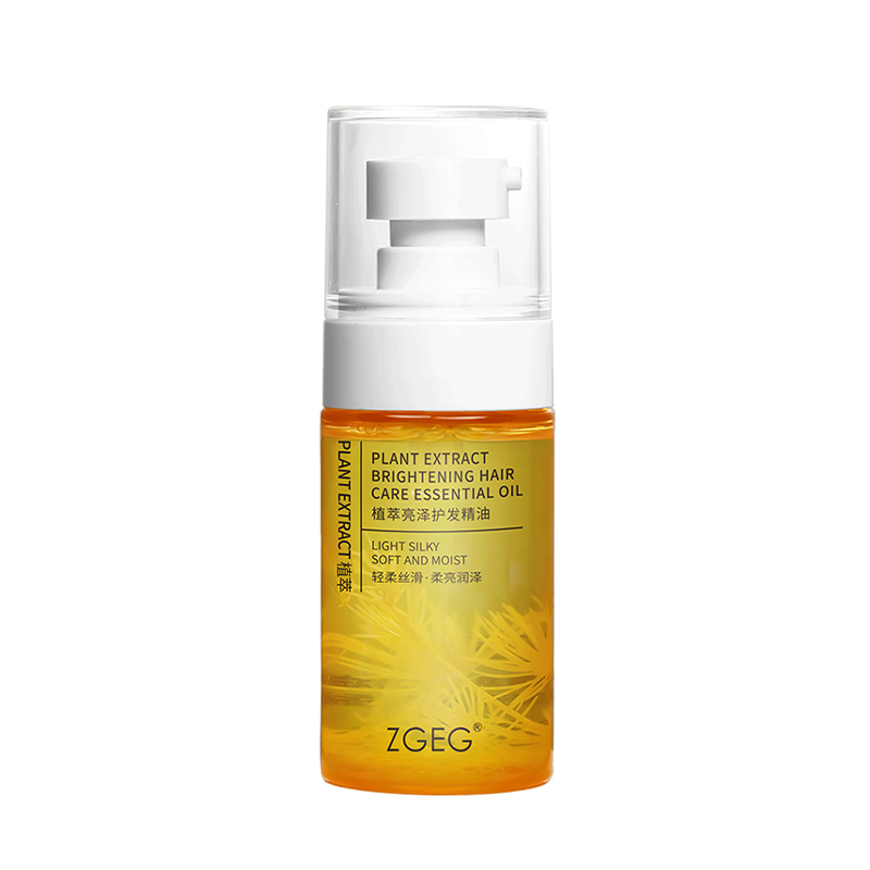 Эфирное масло для ухода за волосами марки ZGEG Plant Extract Brightening Hair Care Essential Oil, 50 мл*3 — фото 2