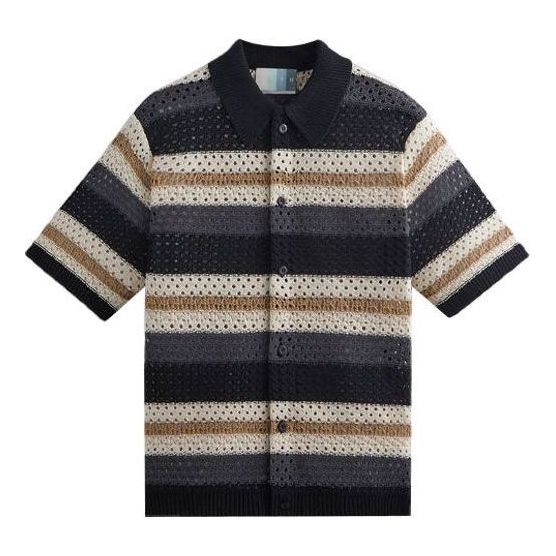 

Топ KITH Thompson Crochet Buttondown 'Black'