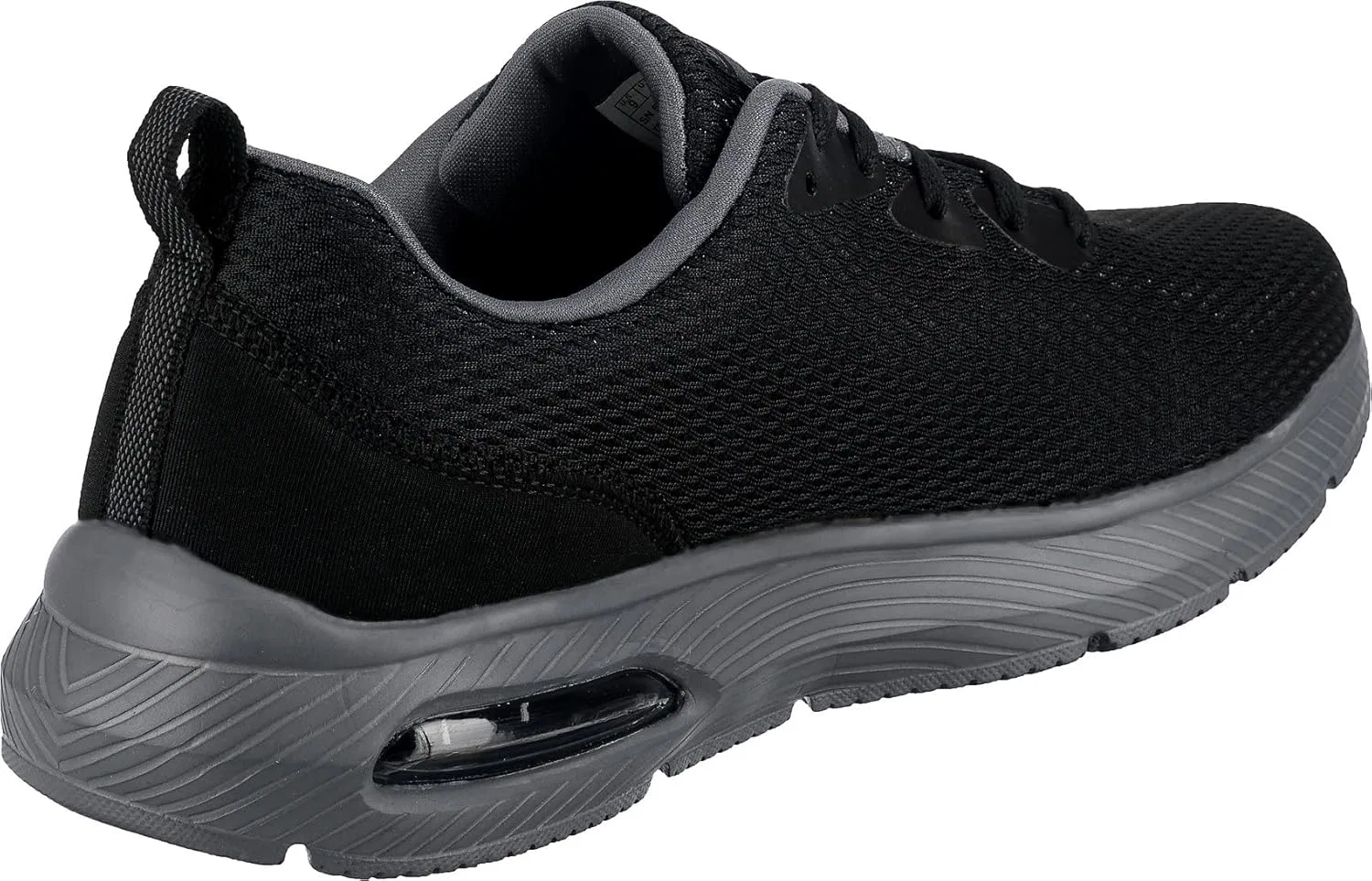 Кроссовки Skechers Herren Dyna-air, Black Mesh Charcoal Trim — фото 4