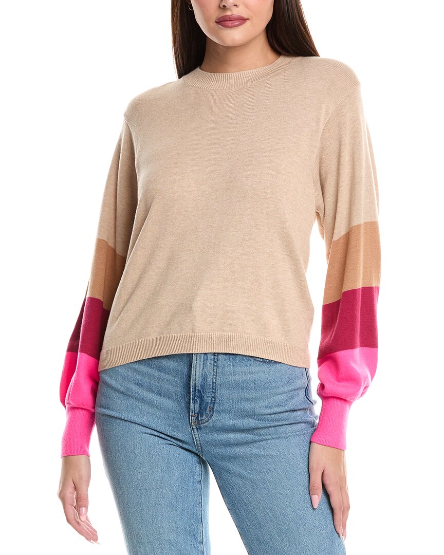 

WISPR Star Задняя часть шелкового свитера, коричневый