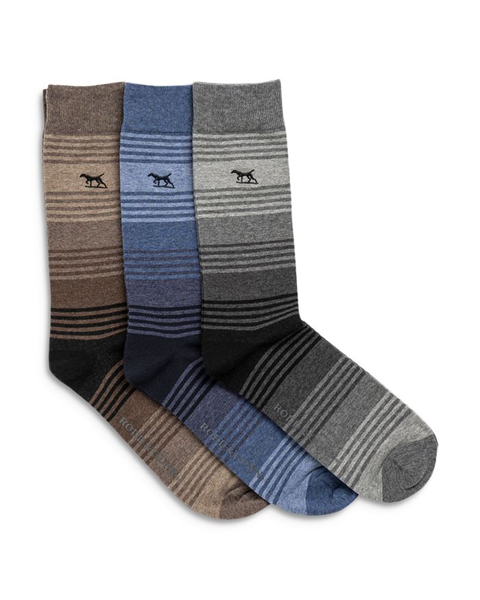 

Носки "Stratford Stripe" в полоску, 3 пары в упаковке Rodd & Gunn, мультиколор