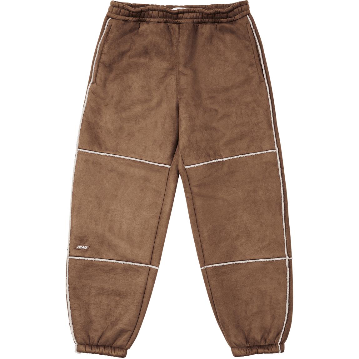 

Sherpa Faux Suede Jogger PALACE, темно-коричневый
